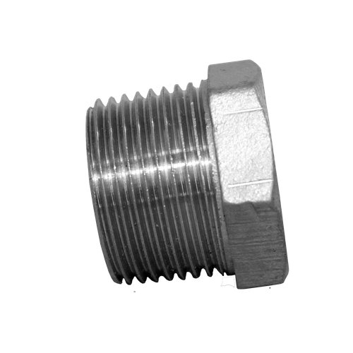 Заглушка Н/Р 6-ти гранная нержавеющая, AISI304 DN20 (3/4"), (CF8), PN16