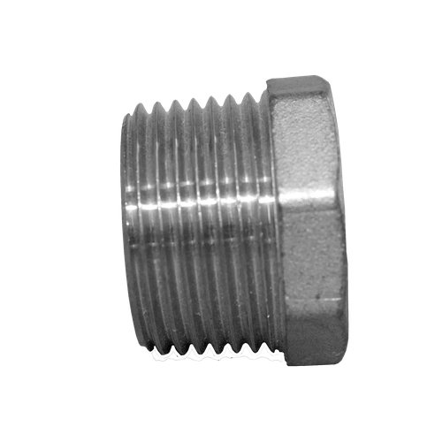 Заглушка Н/Р 6-ти гранная нержавеющая, AISI304 DN25 (1"), (CF8), PN16