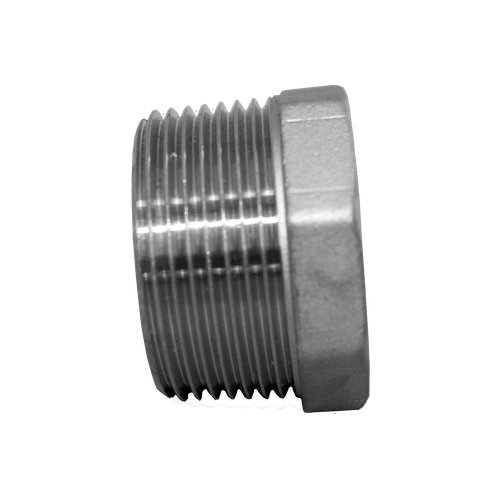 Заглушка Н/Р 6-ти гранная нержавеющая, AISI304 DN32 (1_1/4"), (CF8), PN16