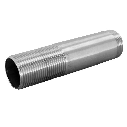 Сгон резьбовой нержавеющий, AISI304 DN25 (1"), (CF8), PN16