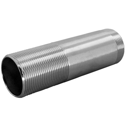 Сгон резьбовой нержавеющий, AISI304 DN40 (1_1/2"), (CF8), PN16