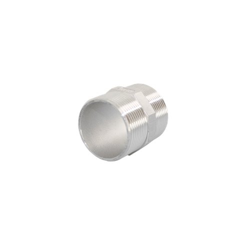 Ниппель резьбовой нержавеющий, AISI316 DN15 (1/2"), (CF8M), PN16