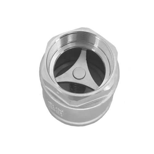 Обратный клапан муфтовый прямой нержавеющий, AISI304 DN50 (2"), (CF8), PN40