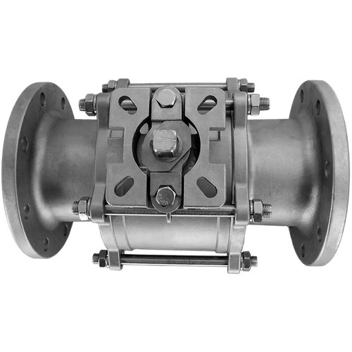 Кран шаровый фланцевый трехсоставной нержавеющий (3PC), AISI304 DN 150 (6"), (CF8), PN16