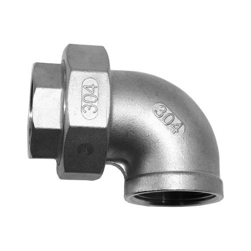 Американка угловая вр/вр нержавеющая, AISI304 DN32 (1_1/4"), (CF8), PTFE, PN16