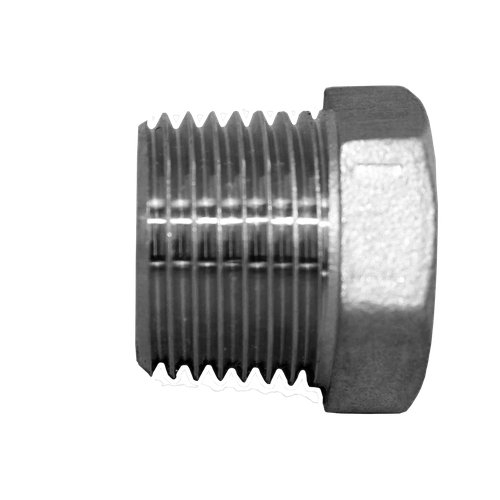 Заглушка Н/Р 6-ти гранная нержавеющая, AISI304 DN15 (1/2"), (CF8), PN16