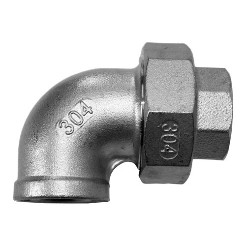 Американка угловая вр/вр нержавеющая, AISI304 DN20 (3/4"), (CF8), PTFE, PN16
