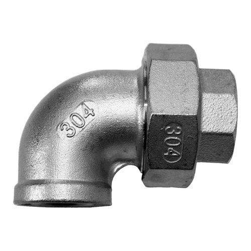 Американка угловая вр/вр нержавеющая, AISI304 DN25 (1"), (CF8), PTFE, PN16