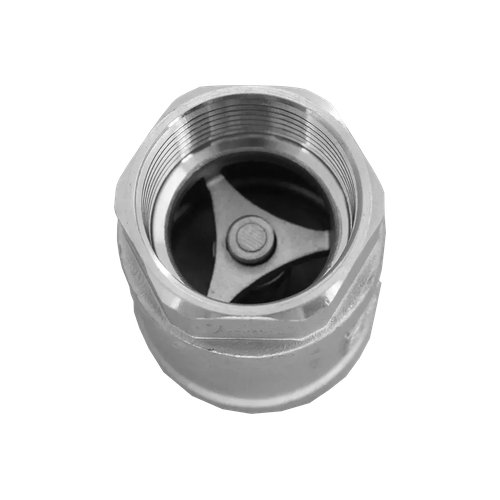 Обратный клапан муфтовый прямой нержавеющий, AISI304 DN32 (1_1/4"), (CF8), PN40