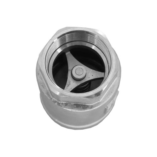 Обратный клапан муфтовый прямой нержавеющий, AISI304 DN40 (1_1/2"), (CF8), PN40