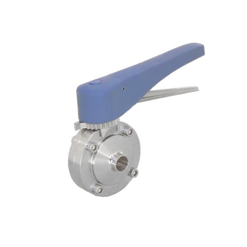 Затвор дисковый приварной нержавеющий, AISI304 DN15 (1/2"), (CF8), PN10