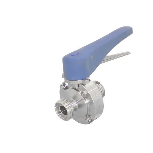 Затвор дисковый резьбовой нержавеющий, AISI304 DN15 (1/2"), (CF8), PN10