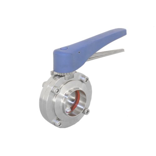 Затвор дисковый приварной нержавеющий, AISI304 DN65 (2_1/2"), (CF8), PN10