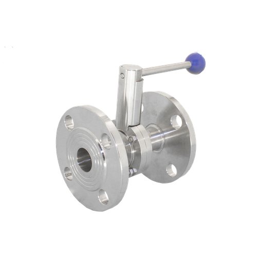 Затвор дисковый фланцевый нержавеющий, AISI304 DN15 (1/2"), (CF8), PN10