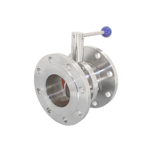Затвор дисковый фланцевый нержавеющий, AISI304 DN 100 (4"), (CF8), PN10