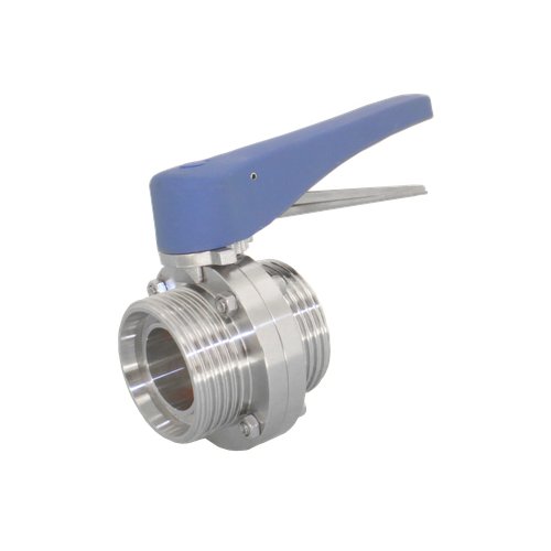 Затвор дисковый резьбовой нержавеющий, AISI304 DN65 (2_1/2"), (CF8), PN10