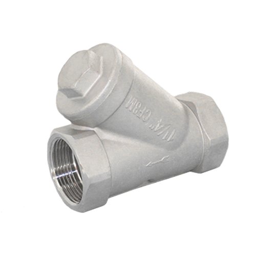 Обратный клапан муфтовый Y-тип нержавеющий, AISI304 DN32 (1_1/4"), (CF8), PN40