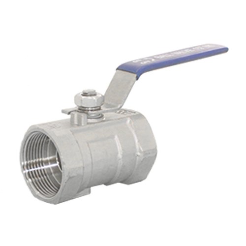 Кран шаровый муфтовый стандартнопроходной нержавеющий (1PC), AISI304 DN32 (1_1/4"), (CF8), PN40
