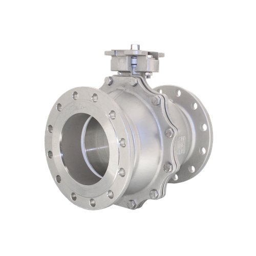 Кран шаровый фланцевый двусоставной нержавеющий (2PC), AISI304 DN 200 (8"), (CF8), PN16