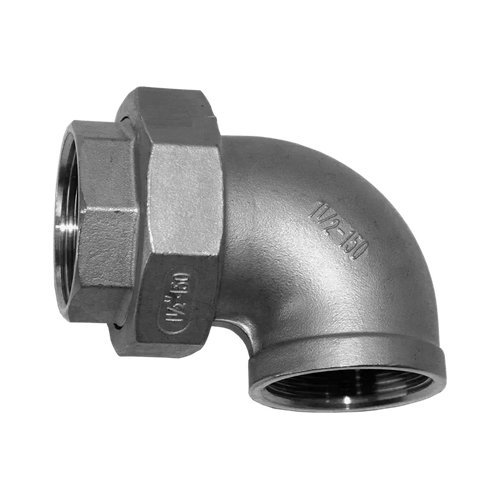 Американка угловая вр/вр нержавеющая, AISI304 DN40 (1_1/2"), (CF8), PTFE, PN16
