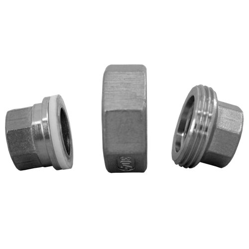 Американка c/c нержавеющая, AISI304 DN15 (1/2"), (CF8), PTFE, PN16
