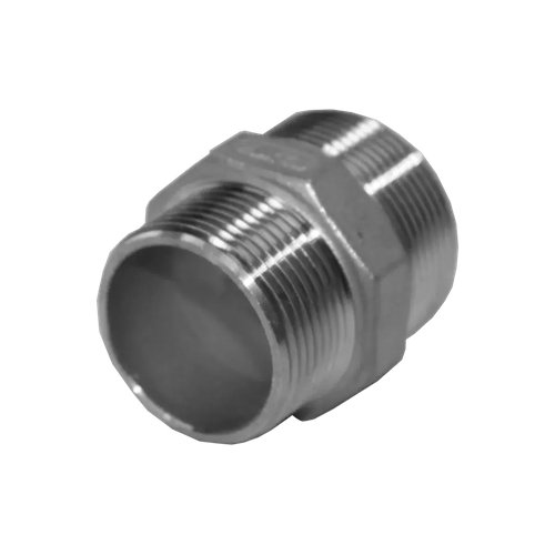 Ниппель резьбовой переходной нержавеющий,  AISI304 DN50 х DN40 ( 2" х 1_1/2"), (CF8), PN16